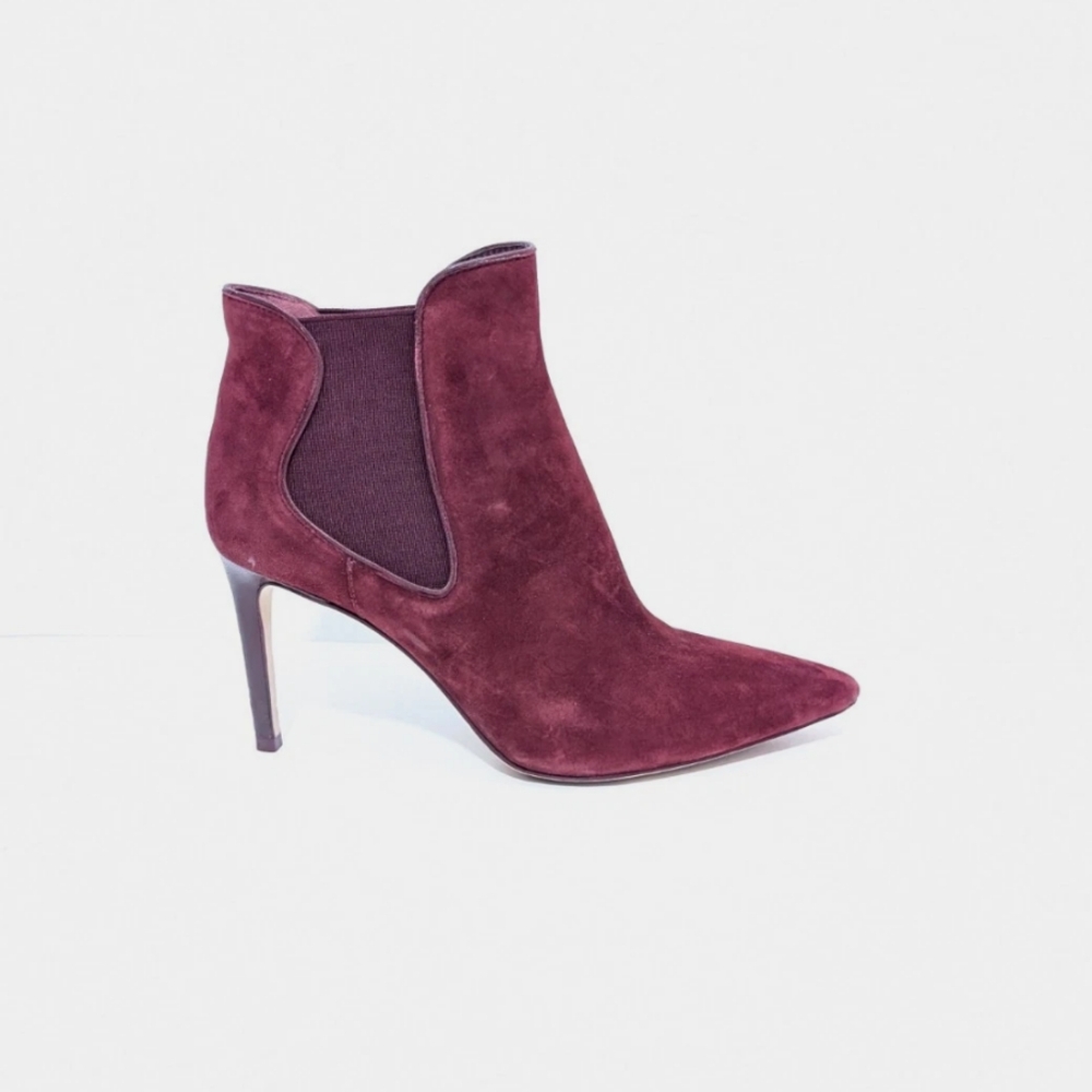 Tory Burch Boots sz 8.5 Women Stiletto Heel Booties Pull on pointed toe Dorset